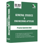 ESE 2022 Prelims Paper 1 - General Studies and Engineering Aptitude Practice Questions Book